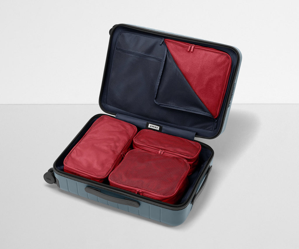 The Insider Packing Cubes in Tango Red