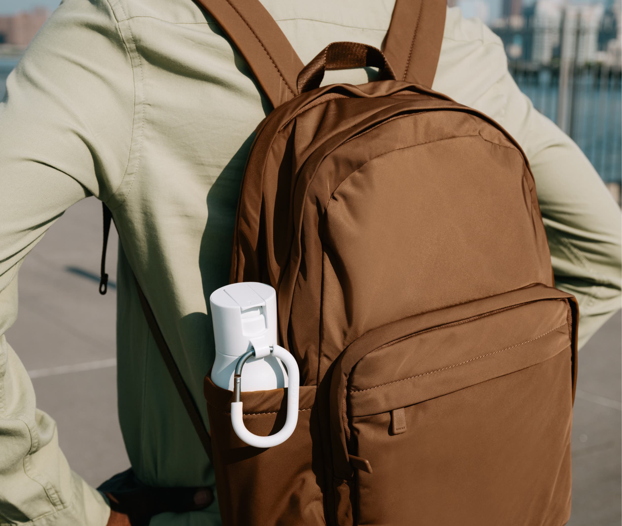 Large Featherlight Backpack in Misty Purple