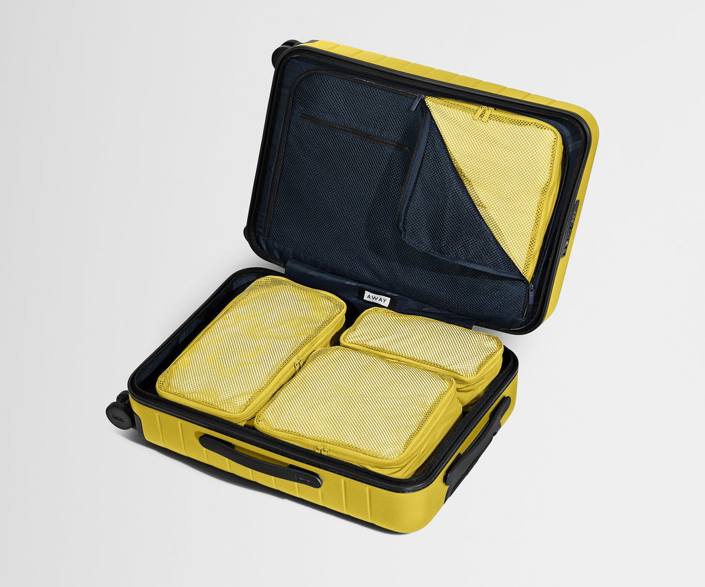 The Insider Packing Cubes in Sunshine Yellow