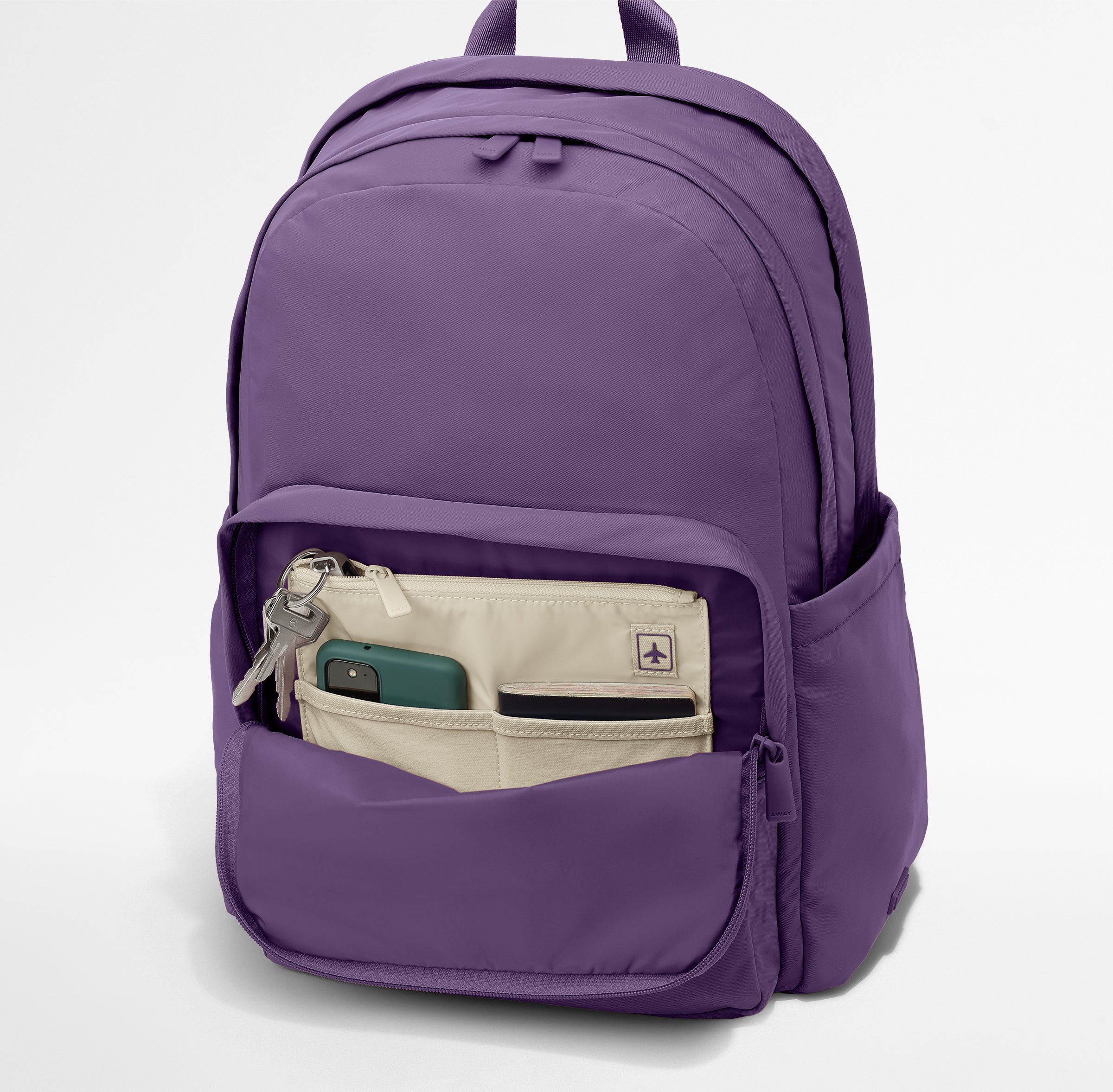 Large Featherlight Backpack in Misty Purple