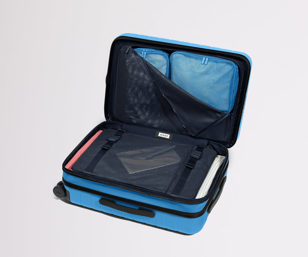 The Bigger Carry-On Flex in Splash Blue