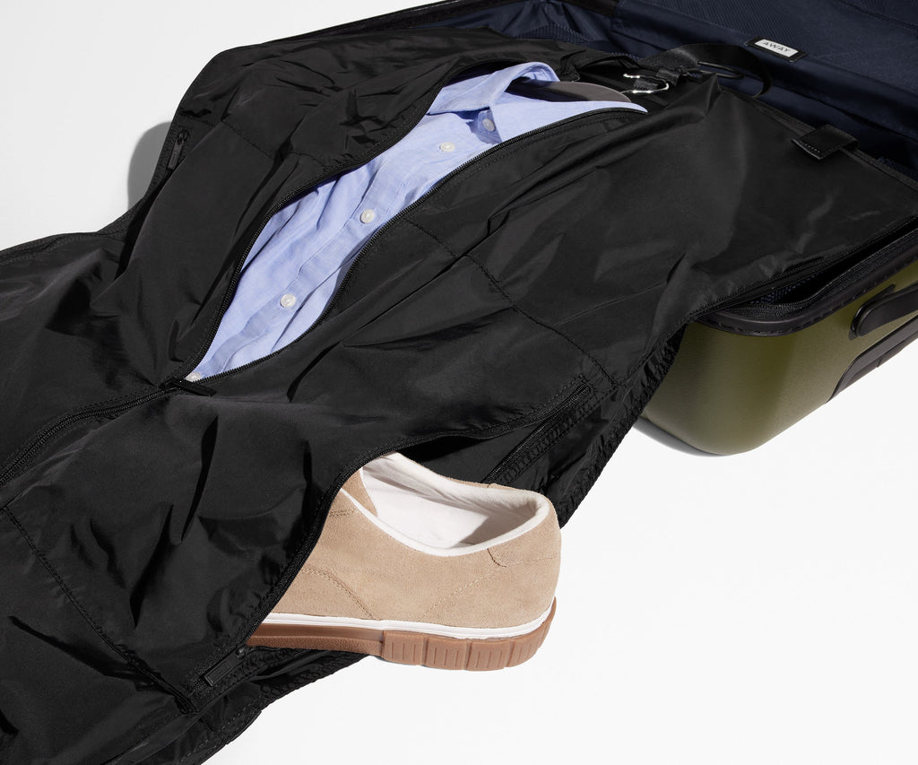 The Centerfold Garment Sleeve in Jet Black