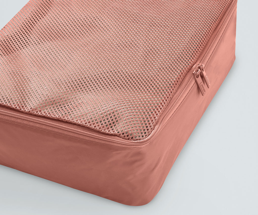 The Insider Packing Cubes in Clay Pink