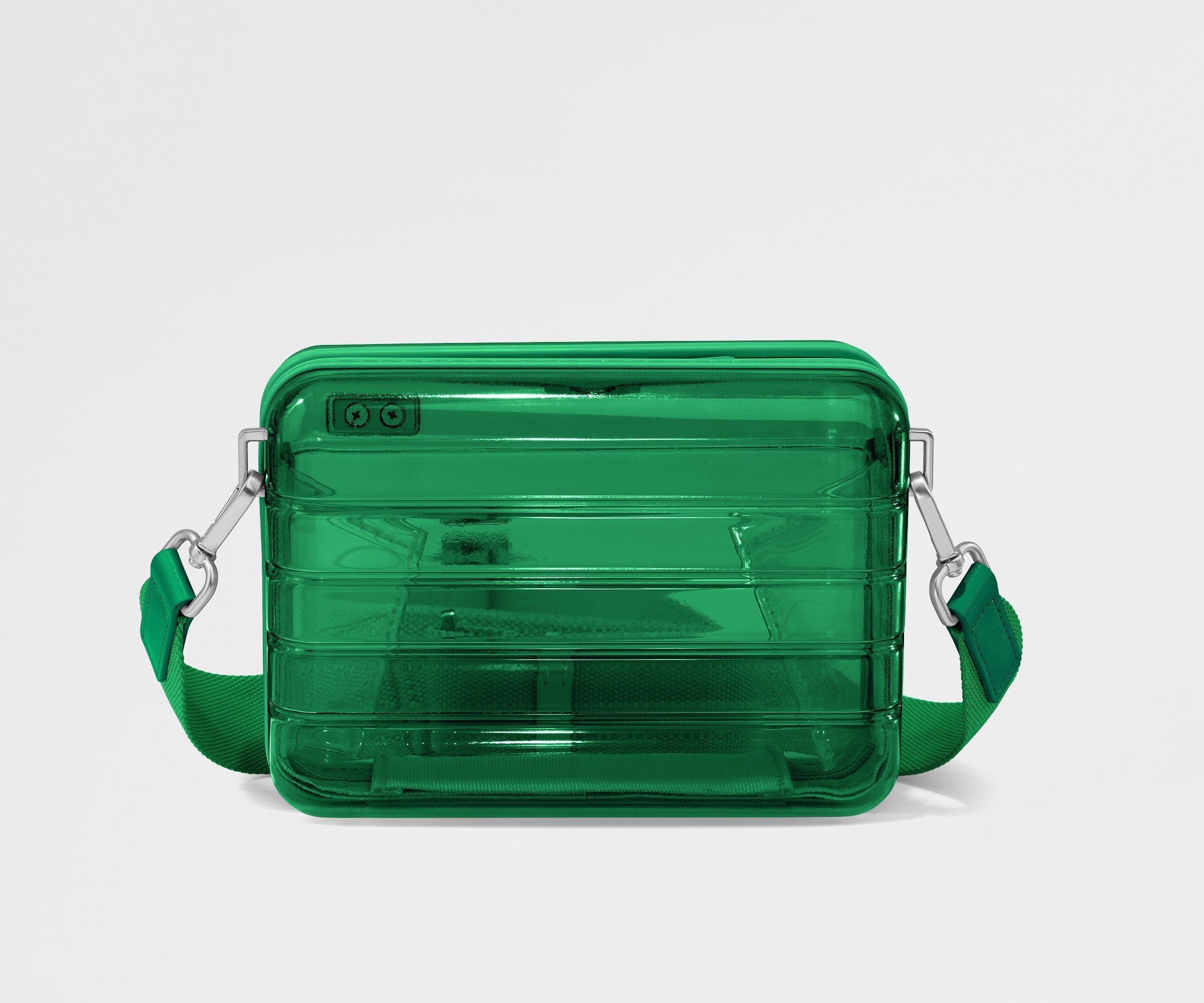 The Mini Crossbody in Translucent Green
