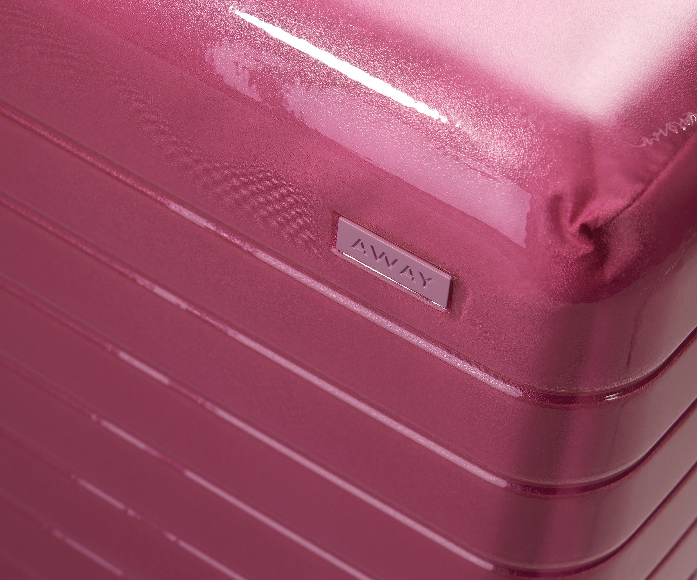 The Bigger Carry-On in Translucent Pink