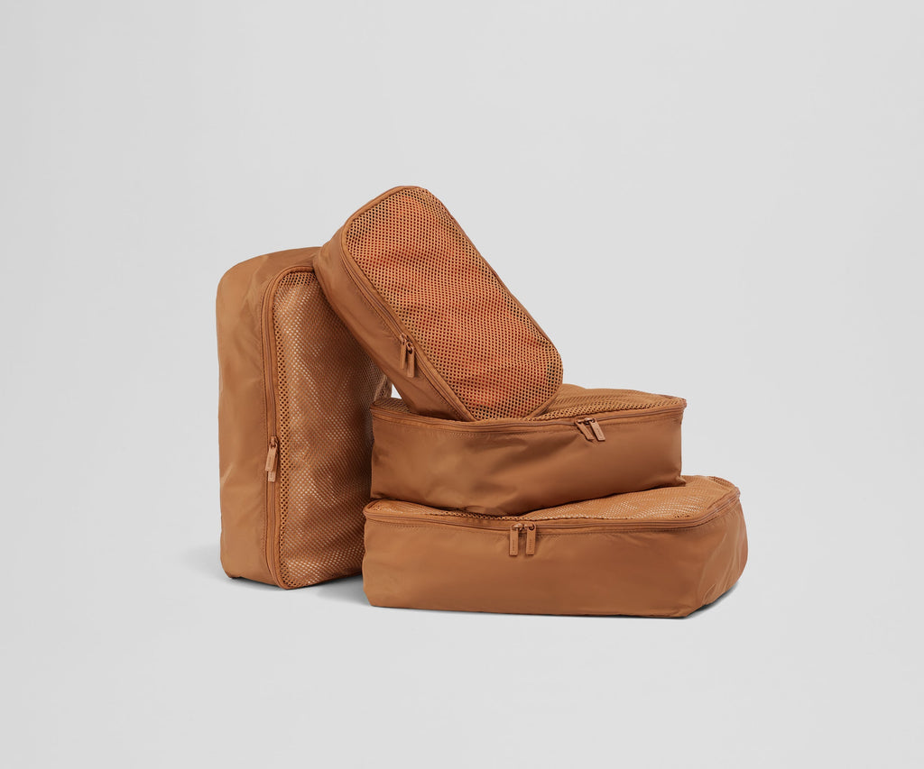 The Insider Packing Cubes in Coconut Brown