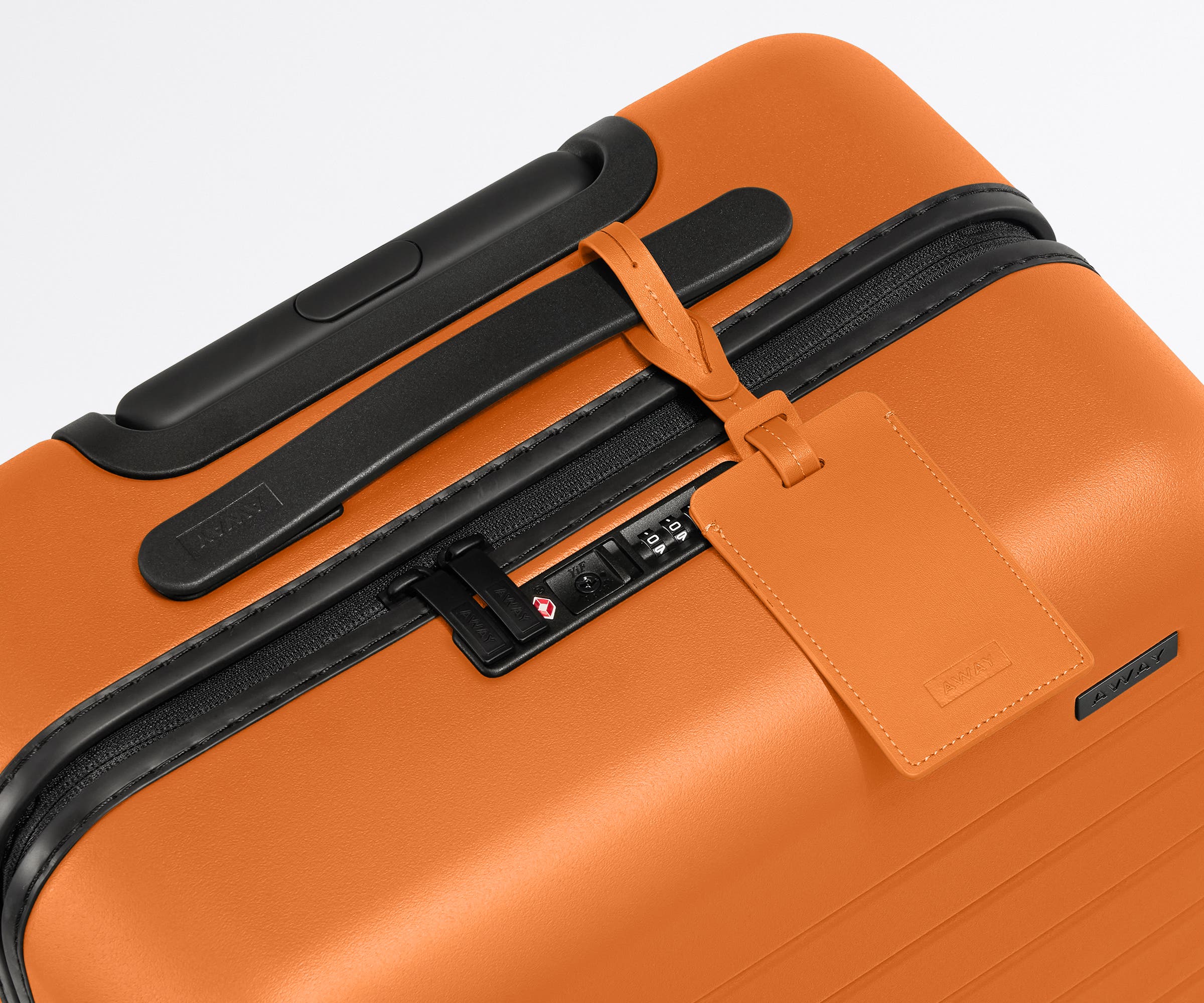 The Luggage Tag in Sorbet Orange