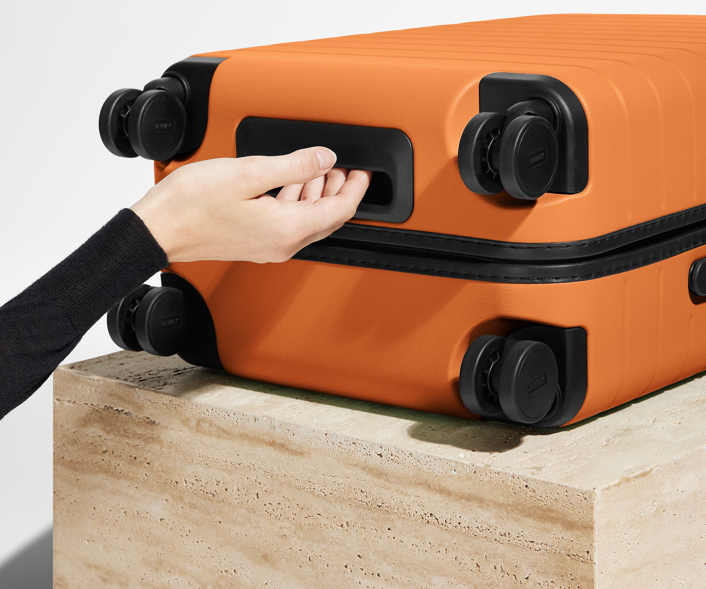The Bigger Carry-On in Sorbet Orange