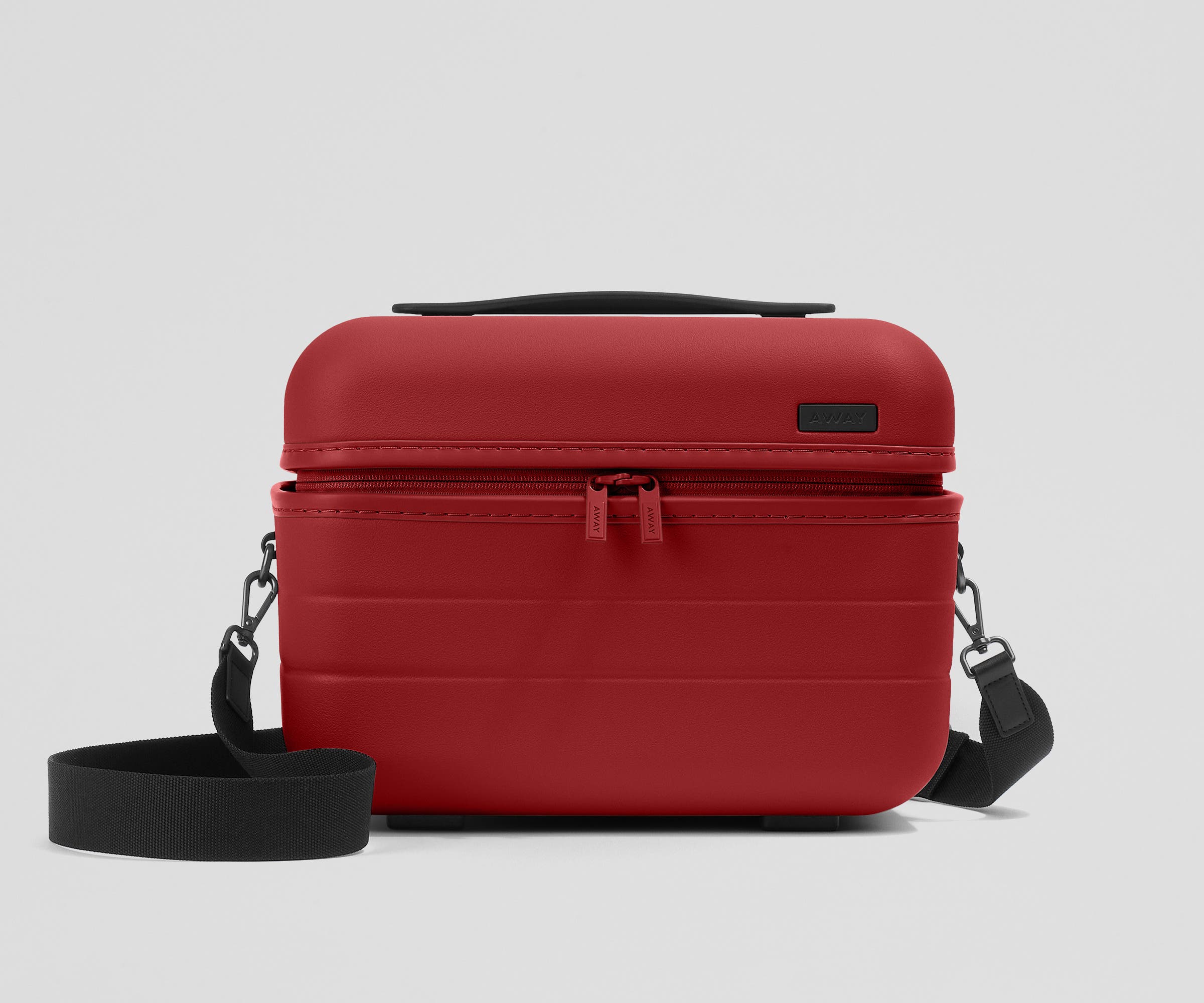 The Train Case in Tango Red